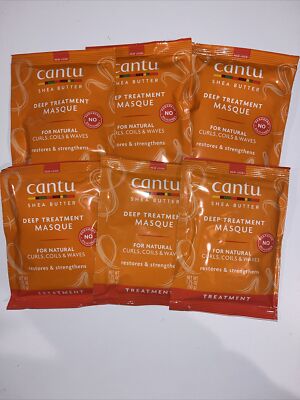 Lot Of 6 Cantu Shea Butter Deep Treatment Masque for Natural Hair 1.75oz