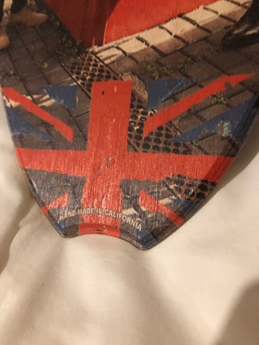 Vintage 1D RARE! art surf Skim Board/Skimboard Double Sided! Wood! Incredible