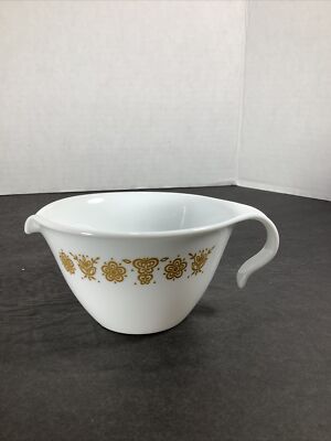 Corelle  By Corning  Butterfly Gold Creamer~ Hook Design~ Brand New