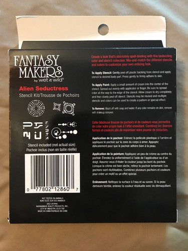 Fantasy Makers by wet n wild Makeup Stencil Kit Alien Seductress 12860