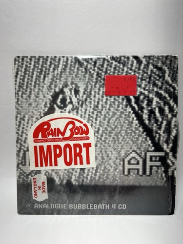 AFX – Analogue Bubblebath Vol. 4 AFX – Analogue Bubblebath 4 – CD (Cardboard Sleeve, Single