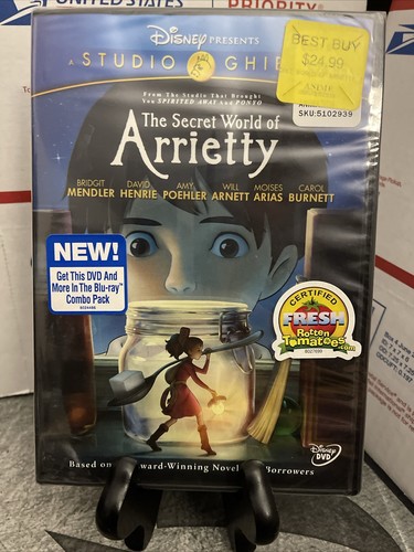 The Secret World of Arrietty DVD Studio Ghibli anime movie