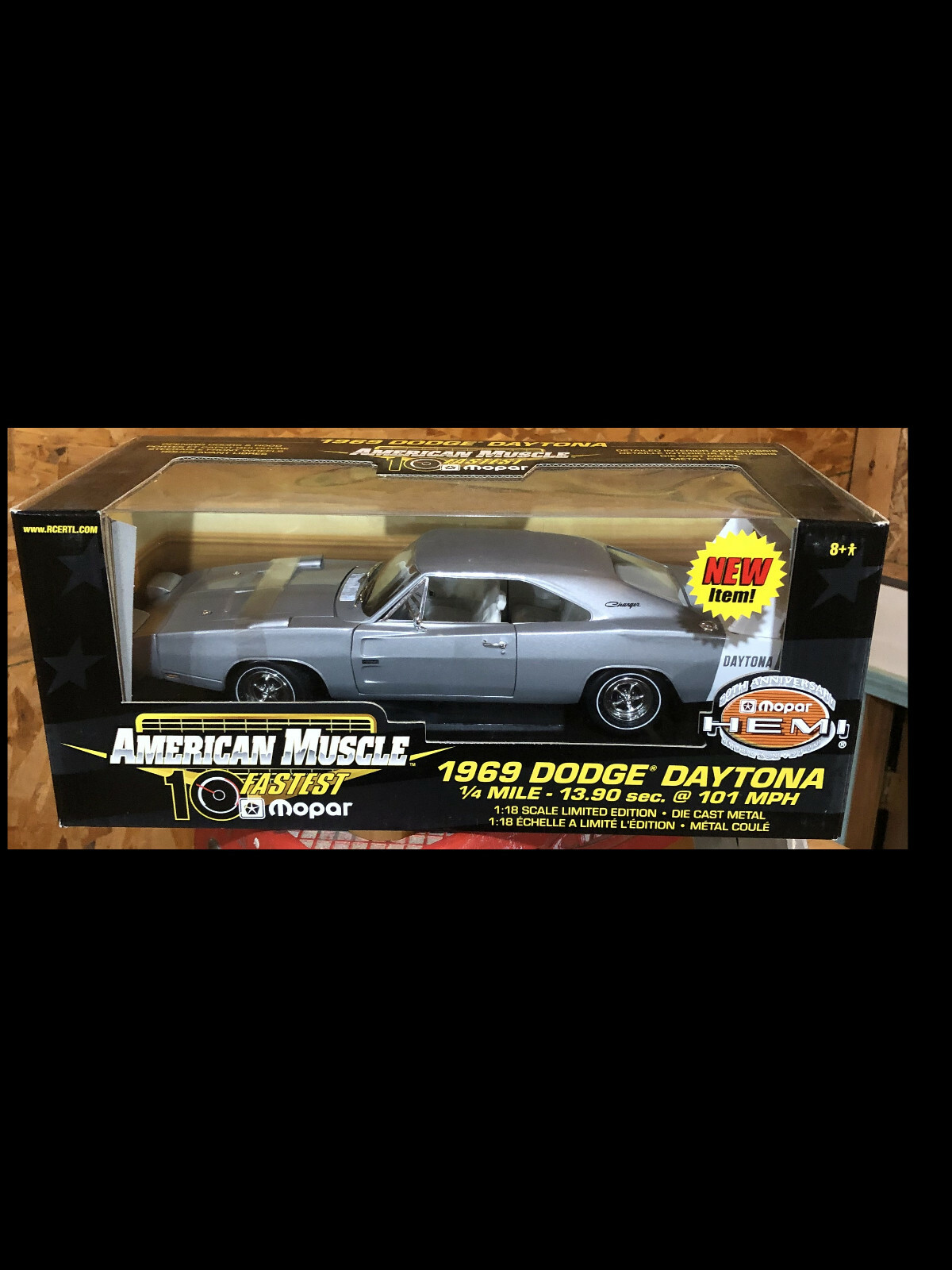 アーテル/'69 Chargerチャージャー Daytonaデイトナ 1/18 1/18 ERTL AMERICAN MUSCLE 1969 DODGE CHARGER DAYTON Black