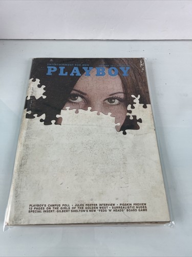Playboy Magazine September 1971 Feds N Heads Board Game
