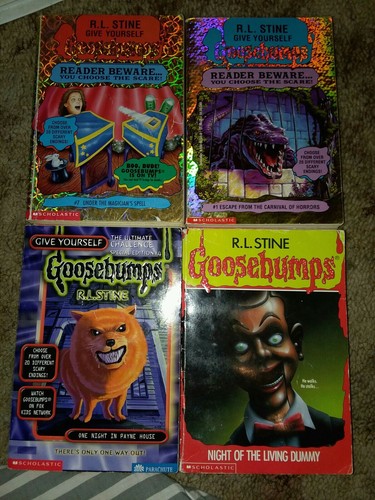 13 Vintage Goosebumps Kid Book Lot RL Stine Horror 90s Slappy the Dummy Books