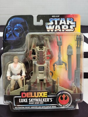 Deluxe Luke Skywalker's Desert Sport STAR WARS Power of the Force NEW D1