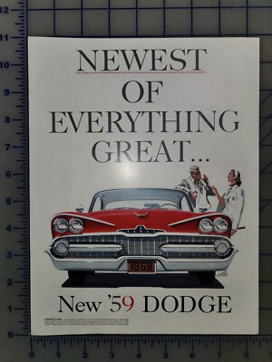 1959 Dodge Brochure Original
