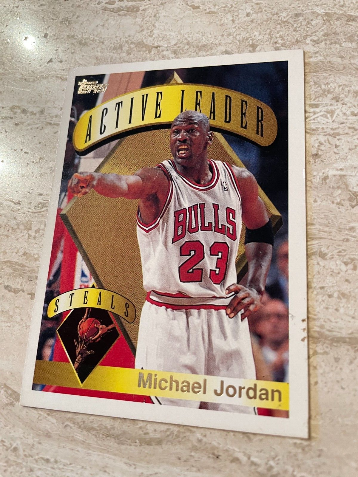 1995 Topps Basketball #4 Michael Jordan Active Steals Leader