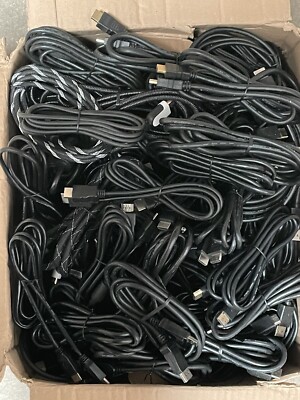 Lot of 10 Assorted HDMI Cable High Speed 1080P HDTV 2ft to 6ft