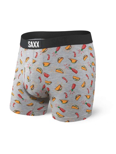

Мужское нижнее белье Saxx — трусы Ultra Boxer, серый горячий тако, маленький размер, Does not apply