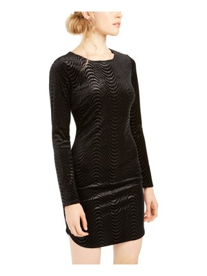 

Женское черное коктейльное платье MY MICHELLE с короткими рукавами и короткими рукавами для подростков, Черный