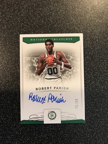 2017-18 Panini National Treasures Robert Parish Auto#76 /99