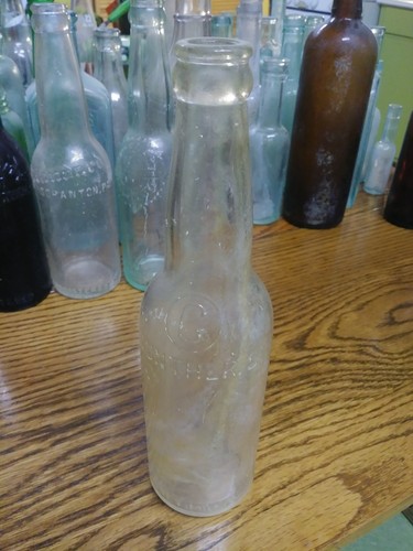 Vintage old antique bottle embossed beer breweriana Gunther's baltimore maryland