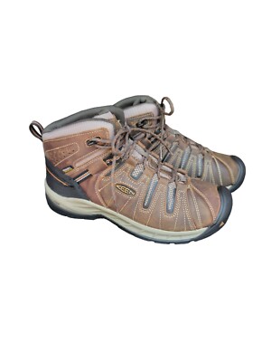 KEEN Men's Mid Flint II Waterproof Soft Toe Work Boots, Black Olive/Brindle 11.5