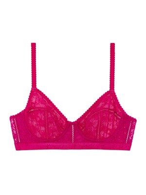 

STELLAMCCARTNEY Intimates Фиолетовый бюстгальтер на косточках с тремя чашками 32А, S6R240490