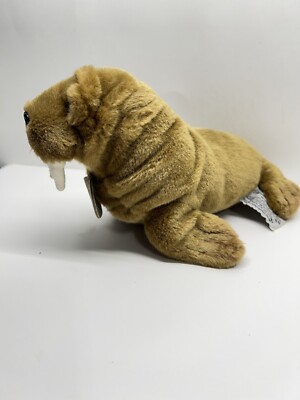 Walrus 10'' Plush Stuffed Animal Toy Russ Yomiko Classics Brown