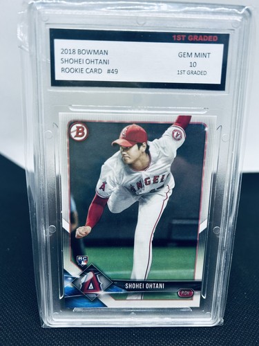 2018 Bowman Graded SHOHEI OHTANI #49 Rookie RC Baseball Card