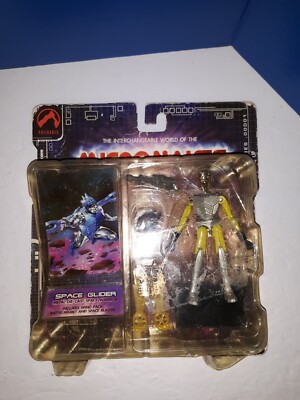 2002 Palisades Micronauts Space Glider Yellow figure New Sealed Rough Package