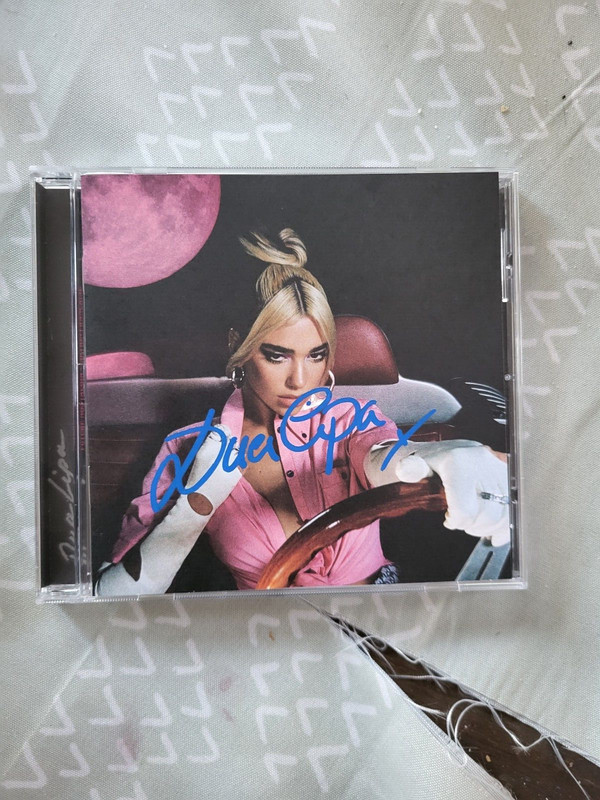 Cd Signed Autographed Dua Lipa