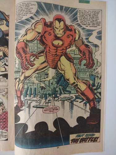 The Invincible Iron Man #126 Marvel Comics 1979 Bronze Age