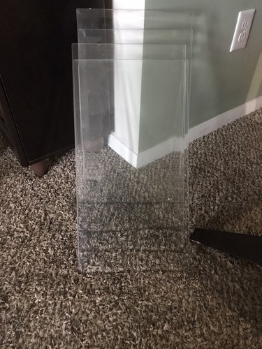 clear beveled glass panel