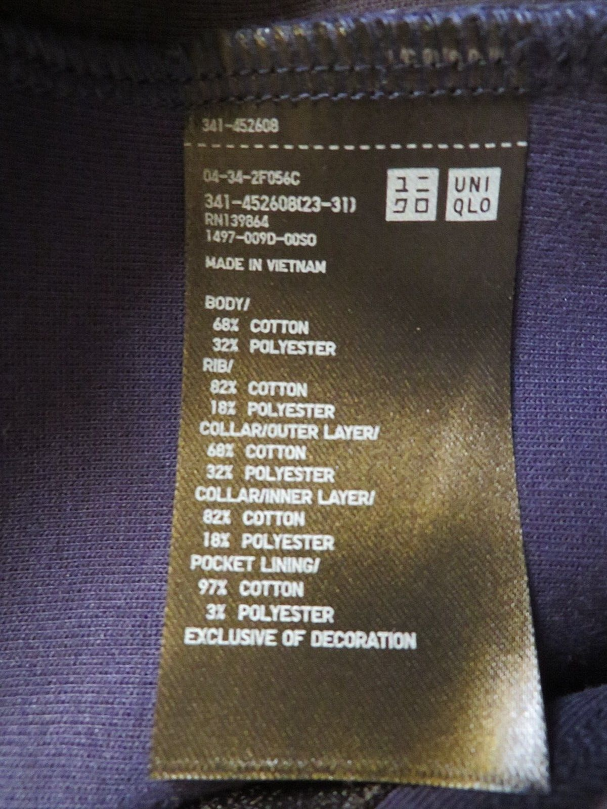 JW Anderson Uniqlo Men Track Jacket Navy