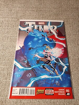 Thor #2   KEY  1st Full Appearance Of Jane Foster As Thor  2015