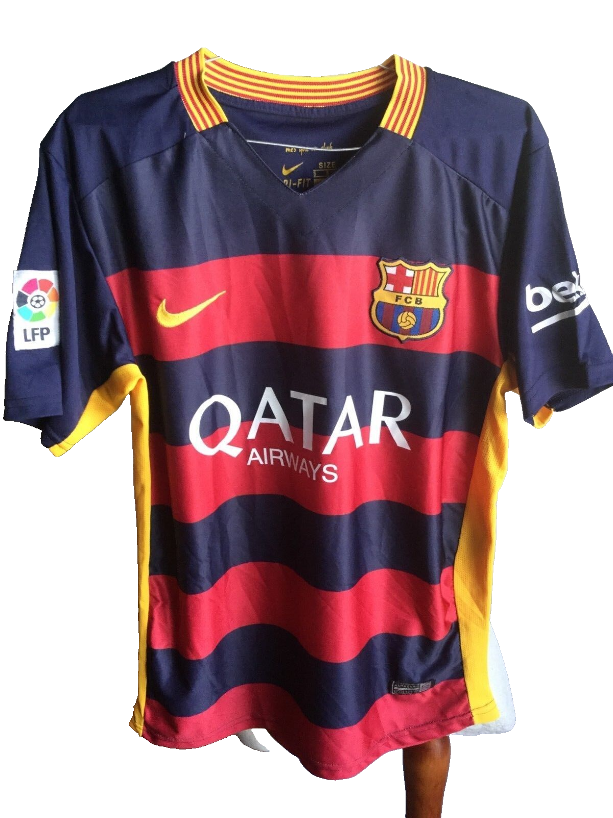 FC Barcelona Nike シャツ UNICEF FC Barcelona LFP Nike Fit UNICEF Soccer Jersey Blue Red Size