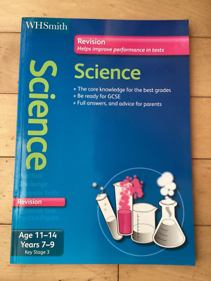 WHSmith Revision Science Key Stage 3 Workbook Age 11-14 Years 7-9 BRAND NEW