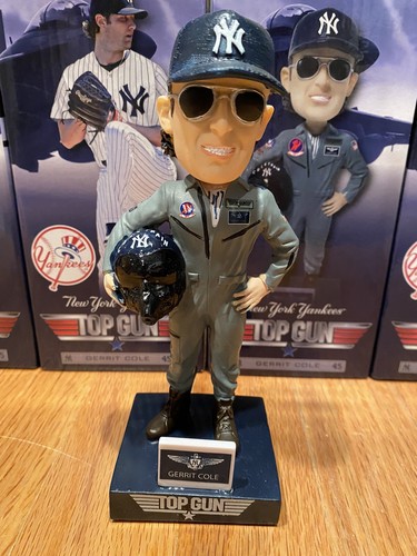 NY YANKEES GERRIT COLE TOP GUN BOBBLEHEAD SGA 8/6/2021