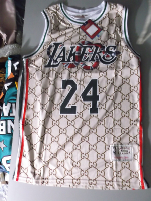 Gucci lakers sales jersey