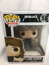Funko POP Rocks Metallica #58 Lars Ulrich Drummer Vinyl Figure | eBay