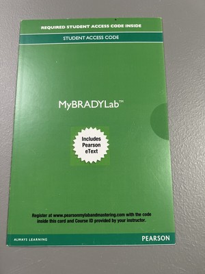 SEALED MyLab BRADY with Pearson EText Access Card for Basic Arrhythmias by Gail