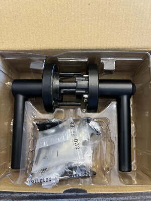Kwikset Milan Single Cylinder Entry Lever Set - Matte Black 97402-830 Brand New