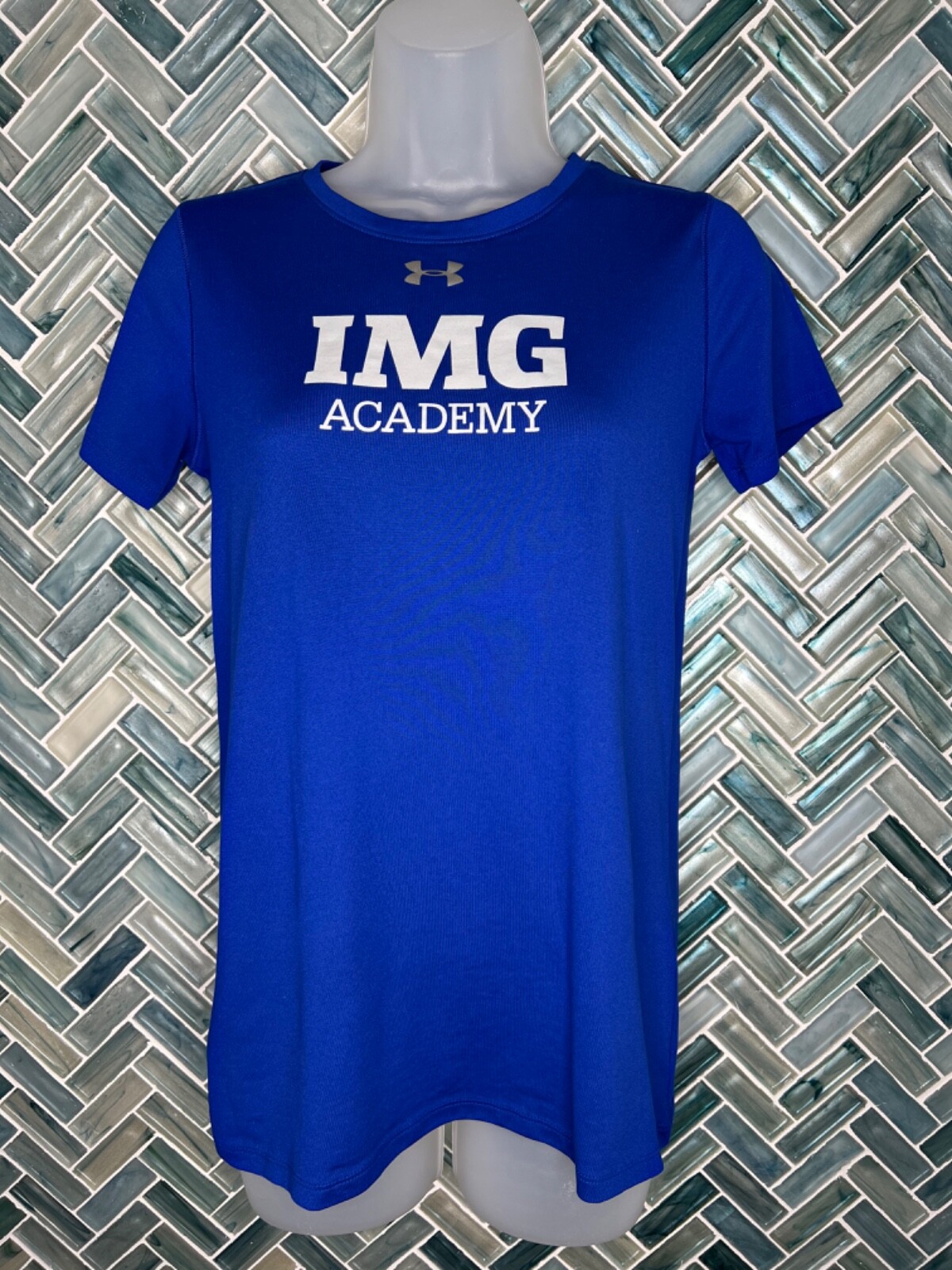 Under Armour IMG Academy Tシャツ M 青 IMG Academy Youth Short Sleeve T Shirt - Royal – shop