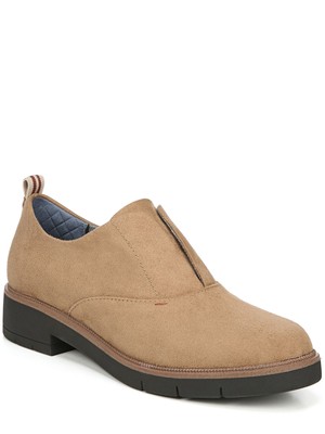 

Женские коричневые лоферы без шнуровки DR SCHOLLS 0,5 дюйма на платформе с вырезом спереди, блестящие, 9 м, Коричневый, G7478F1