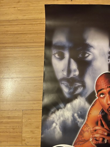 2001 Scorpio Vintage Poster Tupac 2pac Shakur Hip Hop Legend 22”x34” Never Used