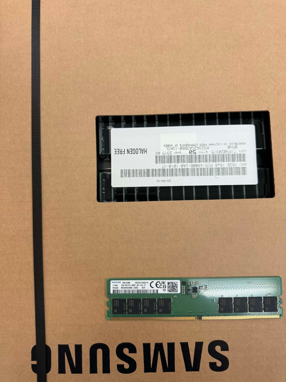 メモリ DDR5 16GB×2 M323R2GA3BB0 - CQKOD Sam Original 16GB (1x16GB) DDR5 4800MHz PC5-38400 UDIMM