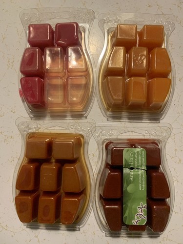 MIXED LOT OF SCENTSY WAX BARS SCENT 4 PARTIAL 3.2 FL OZ