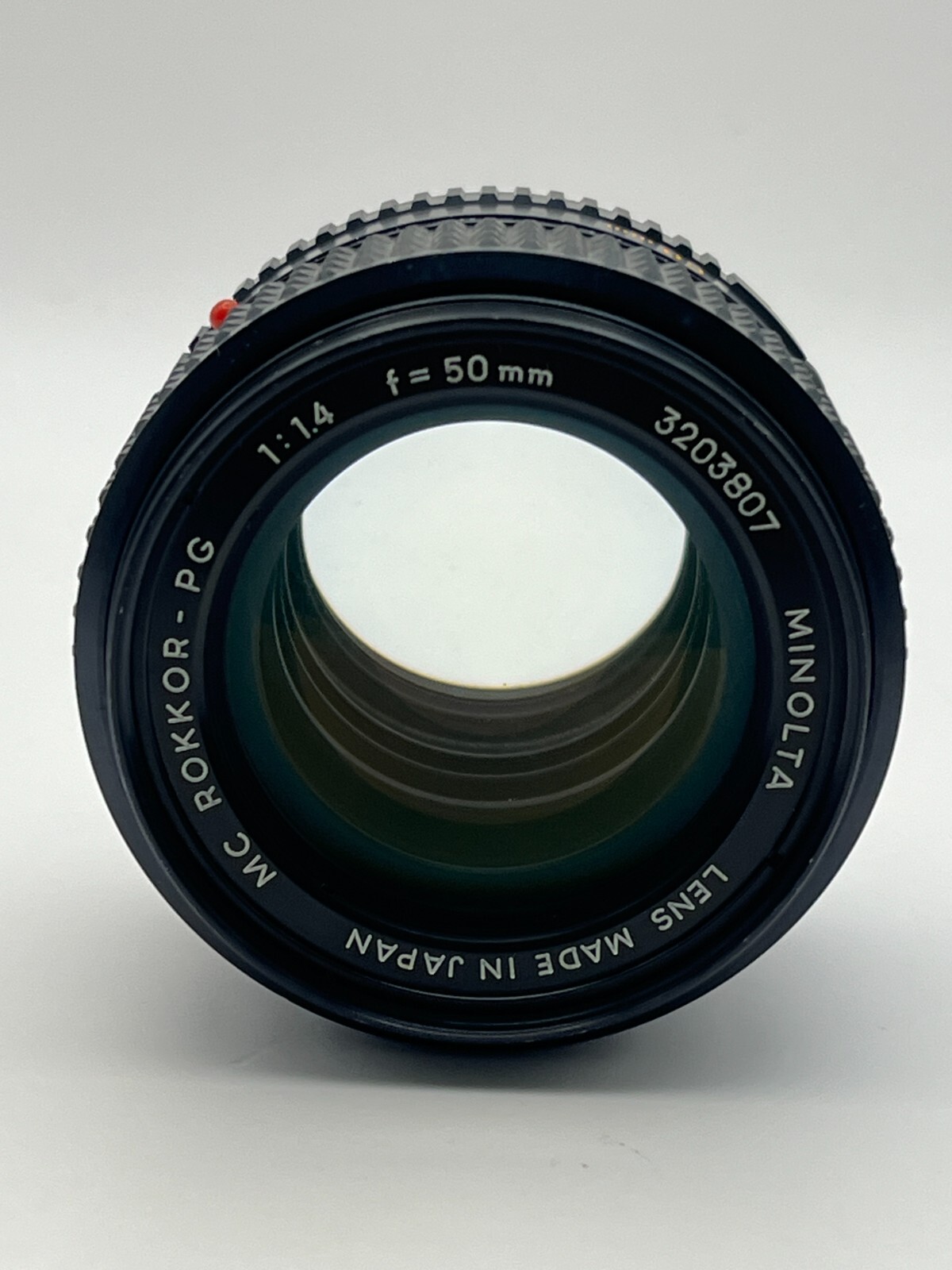 【極上品】 MINOLTA MC ROKKOR-PG 50mm F1.4 EXC]MINOLTA MC ROKKOR-PG 50mm F1.4 MF Standard Lens from