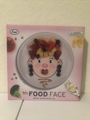 Ms Food Face Fred And Friends Dinner Plate Dress Up