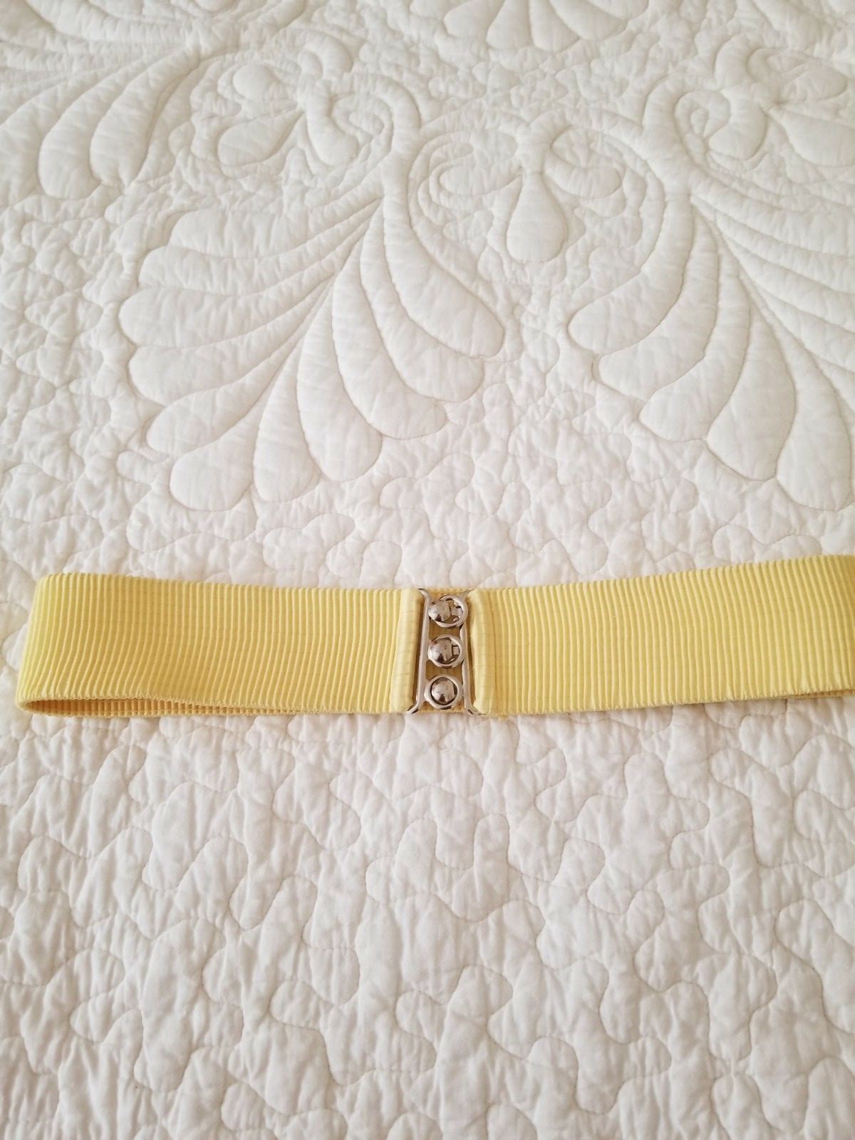 Yellow Square Dance elastic belt M/L