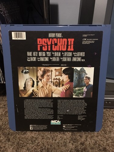Vintage 1983 Psycho II (2) RCA CED SelectaVision VideoDisc Tested