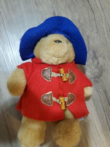 Paddington Bear Stuffed Plush 10 Inches Eden Red Coat 