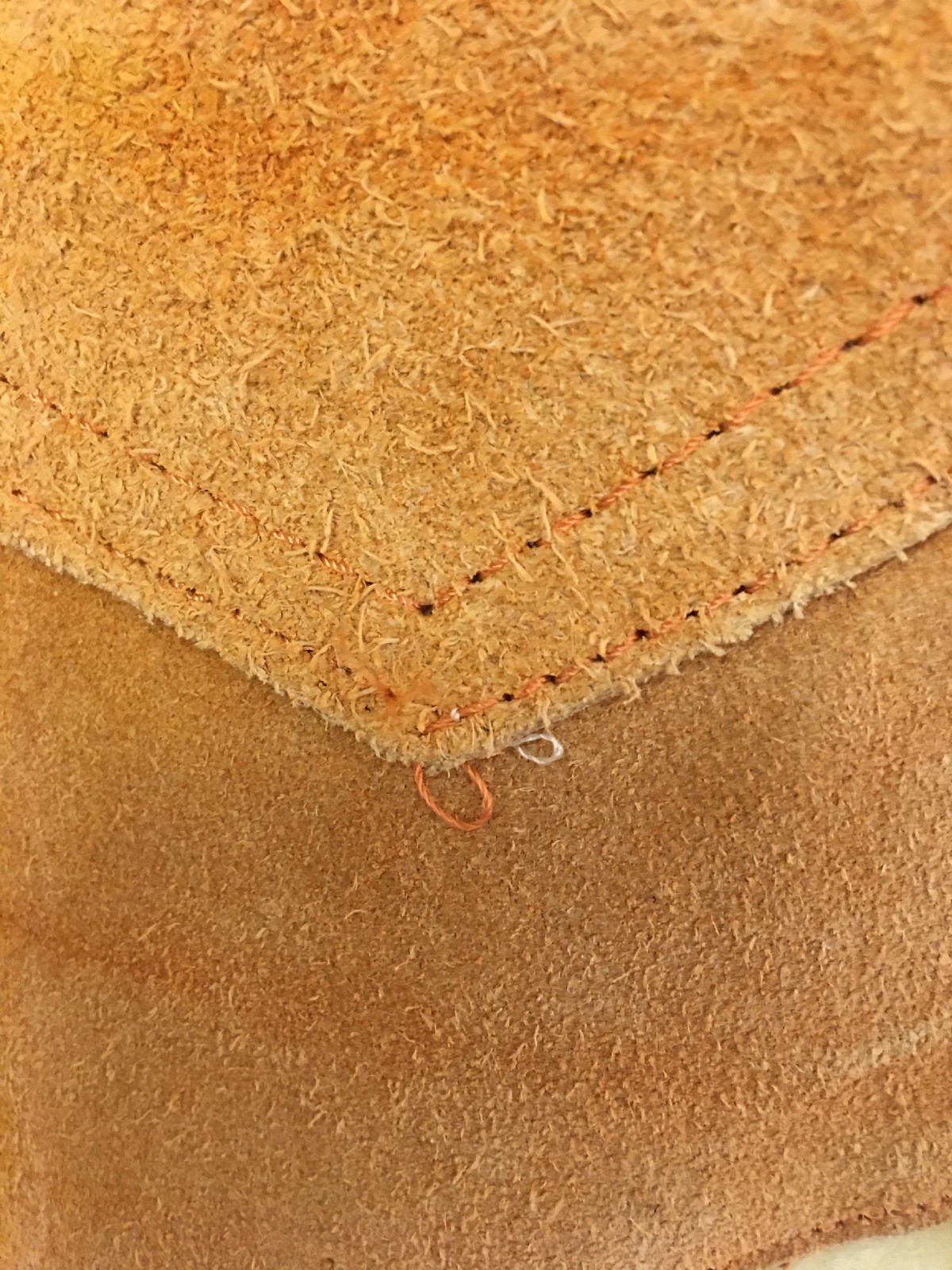 Vintage Kids’ Brown Sherpa Suede Snap Button Vest Pockets Sz 5 / 6 D5