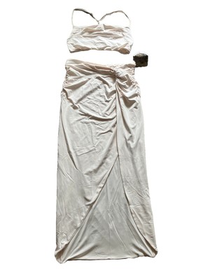2 Piece Cream Sun Dress Set