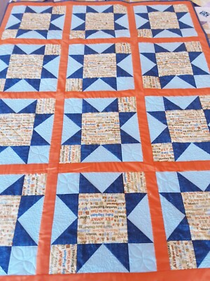 Flying high in the sky baby quilt