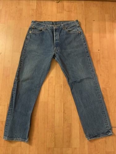 Levis 501 Made In USA. 1999 Vintage Button Fly 553 Stamp on Levis 501 Made In USA. 1999 Vintage Button Fly 553 Stamp on