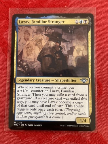 MTG - Lazav, Familiar Stranger - Outlaws of Thunder Junction