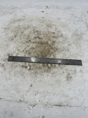 Vintage TEMPERED Lufkin Rule Company 12'' Machinist Scale No 7R Grad